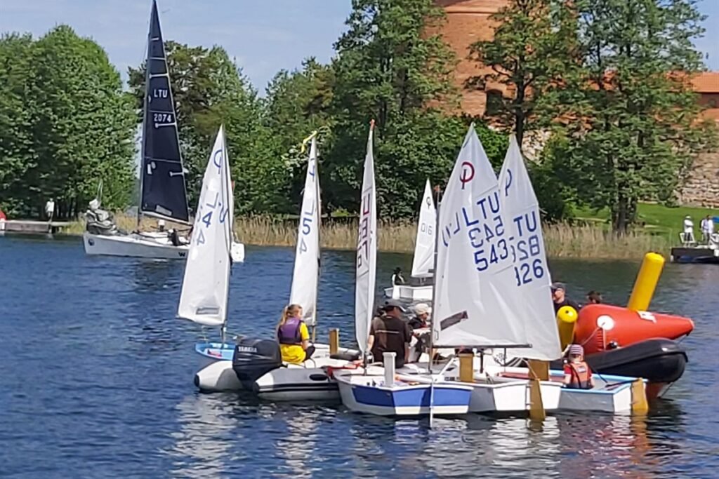 Team building in Trakai – yachts training near Trakai Island Castle